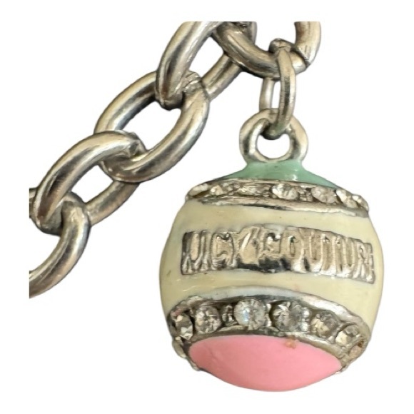Juicy Couture Silver Necklace Colorful Charms Vintage - Picture 7 of 8